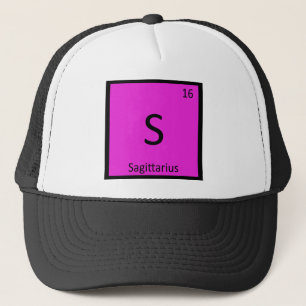 Boné S - Signo Zodiacal de Sagitário Símbolo Químico