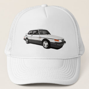 Boné Saab 900 Turbo Coupé Branco