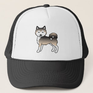 Boné Sable Alaskan Malamute Cute Cartoon Dog