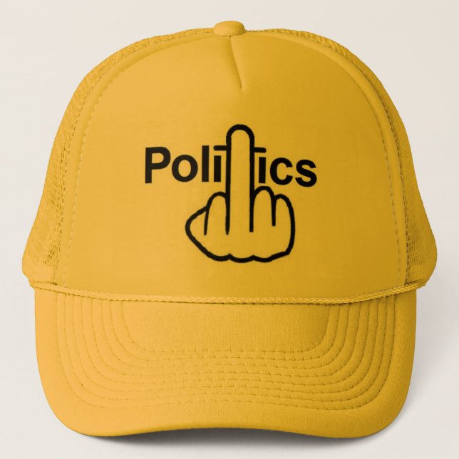 Boné Sacudir da política do Hat (Frente)