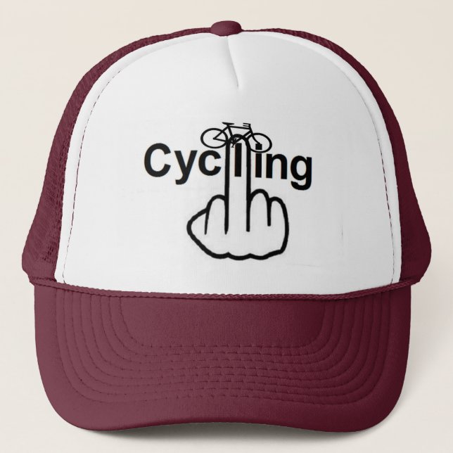 Boné Sacudir de ciclismo de chapéu (Frente)