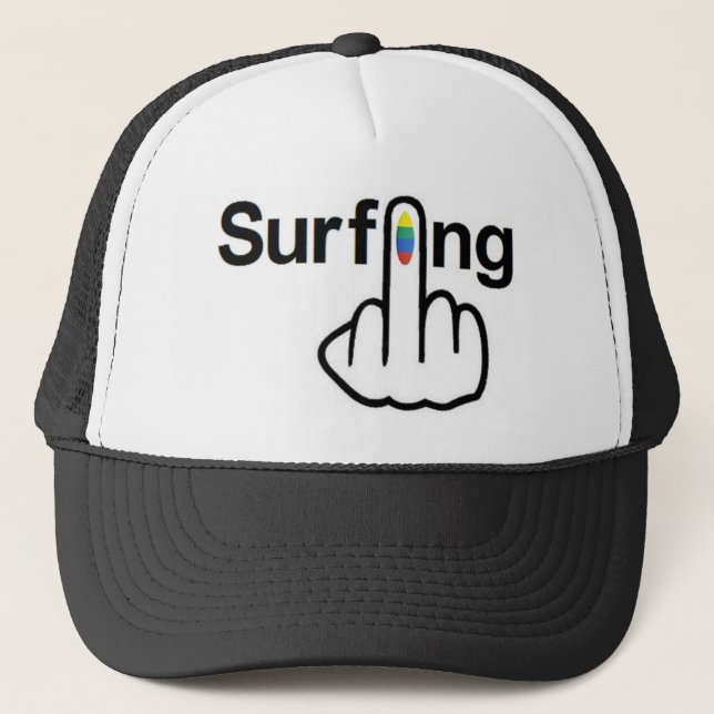 Boné Sacudir de surf de chapéu (Frente)