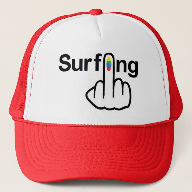 Boné Sacudir de surf de chapéu (Frente)