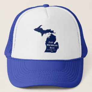 Boné Sacudir Michigan Blue em 2024