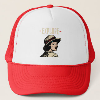 Boné Safari Woman Explorer Explorar Viagem mundial