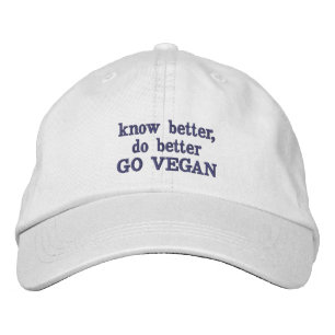 Boné Saiba melhor, melhora, vai chapéu do Vegan