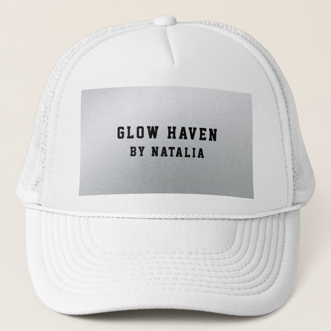 Boné Salão da Bela Prateada de Glamor (Frente)