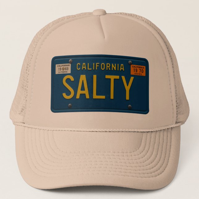 Boné Salty -Retro 1969 California License Plate Graphic (Frente)
