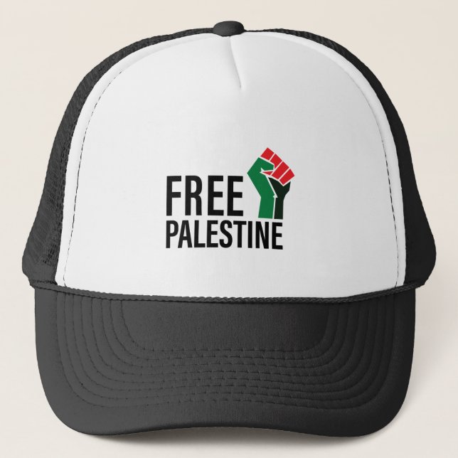 Boné Salvaguardar a Humanidade, Libertar a Palestina, (Frente)
