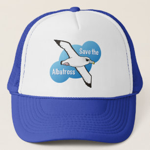 Boné Salvar o albatroz (o vôo)
