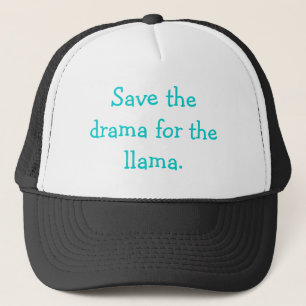 Boné Salvar o drama para o chapéu do lama