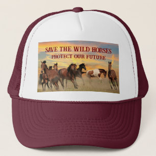 Boné Salvar os cavalos selvagens