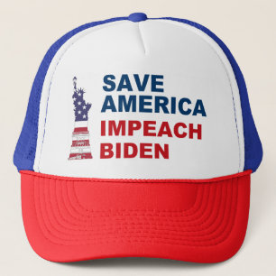Boné Salve a América Impeach Biden Liberty