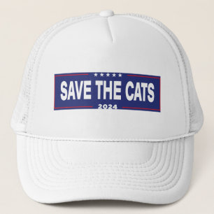 Boné Salve o Chapéu do Caminhoneiro dos Gatos