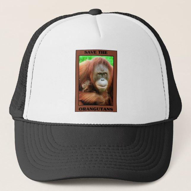 Boné Salve os Orangutanos (Frente)