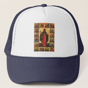 Boné Santa Anastácia a Libertadora Arte Bizantina