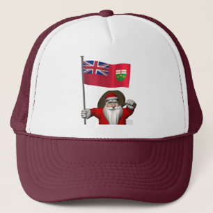 Boné Santa Claus With Flag Of Ontario CDN