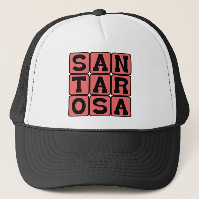 Boné Santa Rosa, Cidade na Califórnia (Frente)