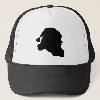 Boné Santa sombreiam em um chapéu