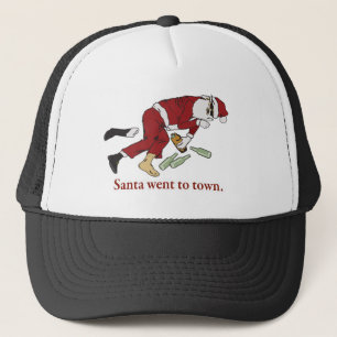 Boné santa_went_to_town