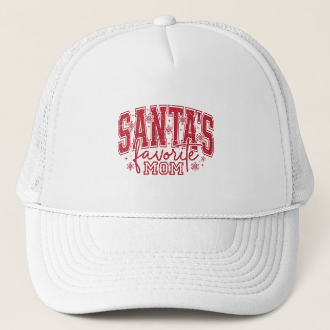 Boné Santa's Favorite Mom Hat (Frente)