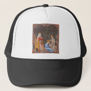 Boné São Luís IX da França Patrono dos Reis Arte