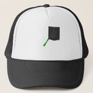 Boné Sapo Preso Em Um Bolso Preto