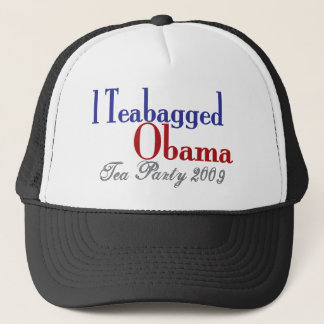 Boné Saquinho de chá Obama (tea party 2009)