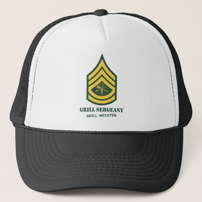 Boné Sargento da grade do exército (Frente)