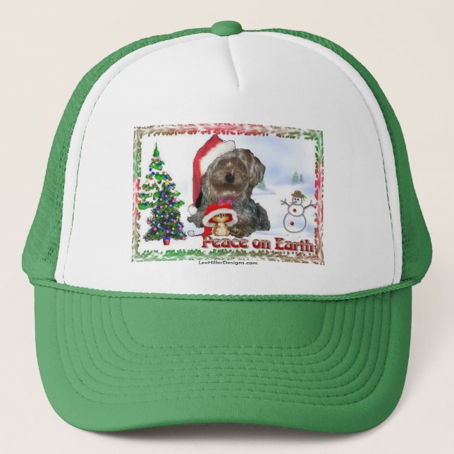 Boné Sasha Sydney Silky Dog Mouse Holiday Gifts (Frente)