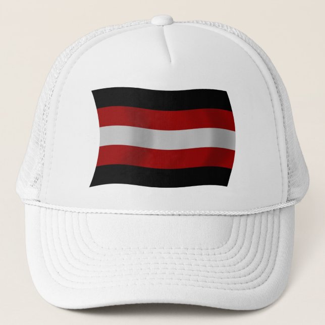Boné Satanismo Flag Hat (Frente)