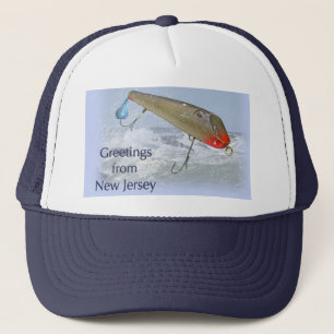 Boné Saudações Da Pesca De Nova Jersey