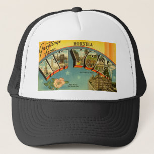 Boné Saudações Vintage de Nova Iorque