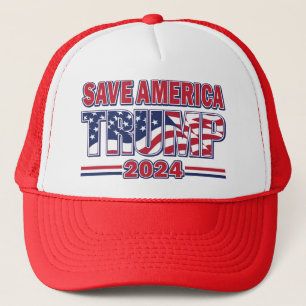 Boné Save America Trump 2024