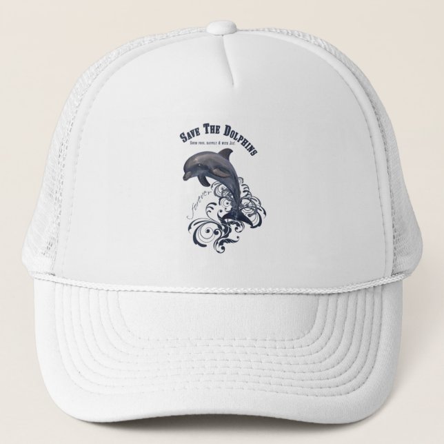 Boné SaveTheDolphins - Trucker Hat (Frente)