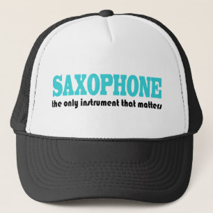 Boné Saxofone engraçado que diz o chapéu