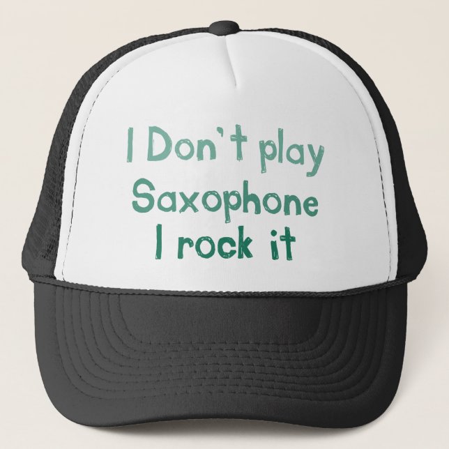 Boné Saxofone Rock It Hat (Frente)