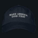 Boné SBC_CO. M.A.G.F. Chapéu<br><div class="desc">Como uma empresa que goste de se considerar como sinónimo com os fundamentos das coisas,  este chapéu é projetado em personificar a noção que antes que algo possa se transformar   "excelente",  ele deve primeiramente compreender o que toma para ser bom.</div>