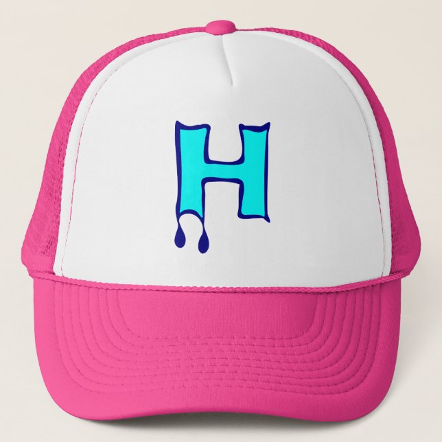 Boné ╚" Scandomment Devil's Teeth-Inicial H Trucker Hat (Frente)