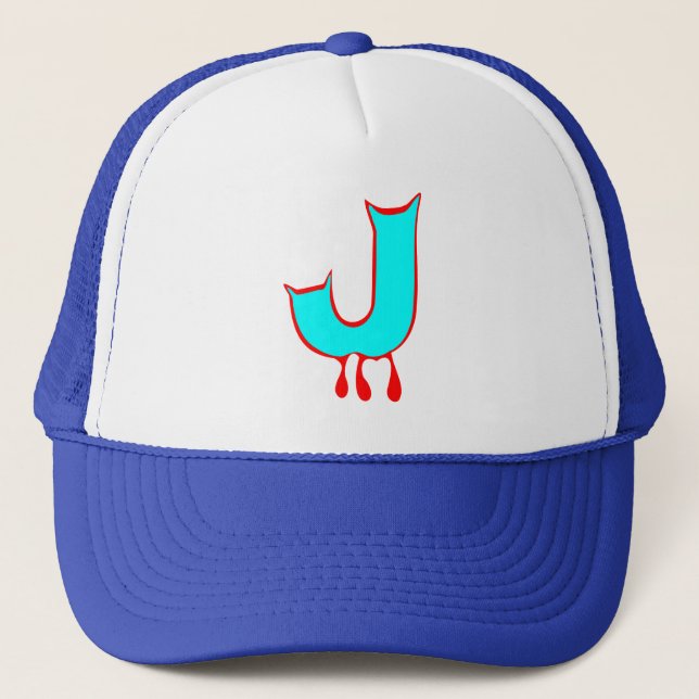 Boné ╚" Scandomment Devil's Teeth-Initial J Trucker Hat (Frente)
