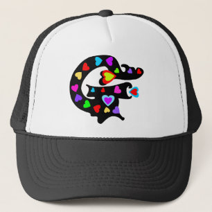 Boné ╚" Scandra, inicial G Na moda Trucker Hat¨ ╝