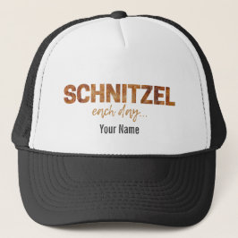 Boné Schnitzel Todos Os Dias Design de Escala Engraçado