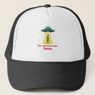 Boné Sci Fi Vintage Alienígena Natal UFO Para Fãs de Pa