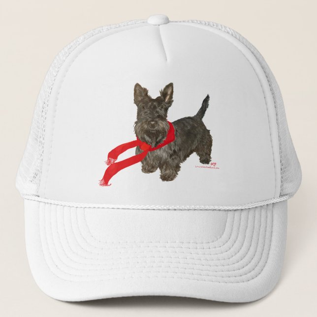 Boné Scottie de Inverno com Cachecol Wam (Frente)