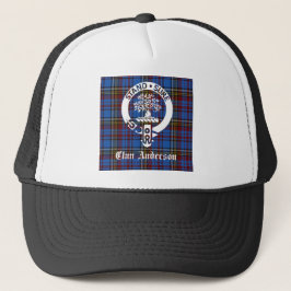 Boné Scottish Clan Anderson Crest & Tartan