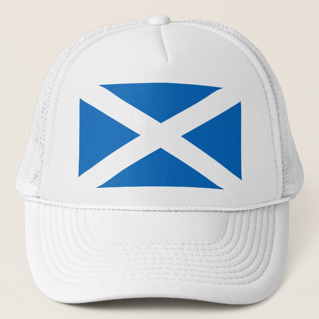 Boné Scottish Flag of Scotland Santo Andrew's Cross (Frente)