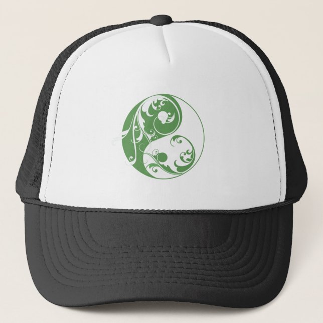 Boné Scrolling Yin & Yang (green) (Frente)