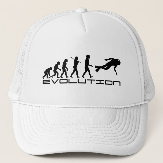 Boné Scuba Diver Evolution Deep Sea Sports Trucker Hat (Frente)