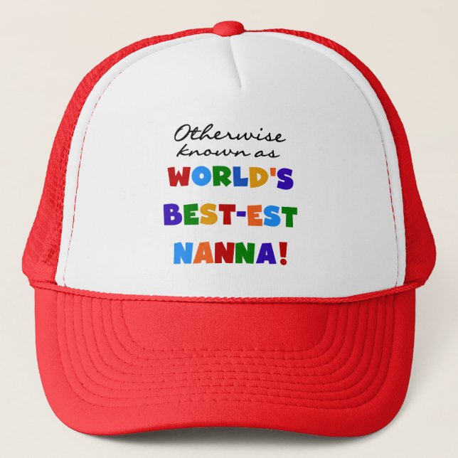 Boné Se não sabido como presentes do Melhor-est Nanna (Frente)