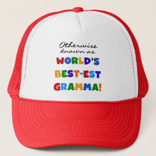 Boné Se não sabido como t-shirt do Melhor-est Gramma